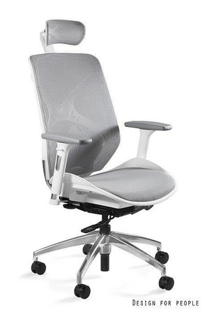 White ergonomic office chair with mesh HERO | Shop 